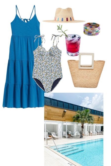 Vacation. Resort spring break florida cruise Mexico swim one piece maxi dress cover outfit idea 

#LTKfamily #LTKunder50 #LTKshoecrush