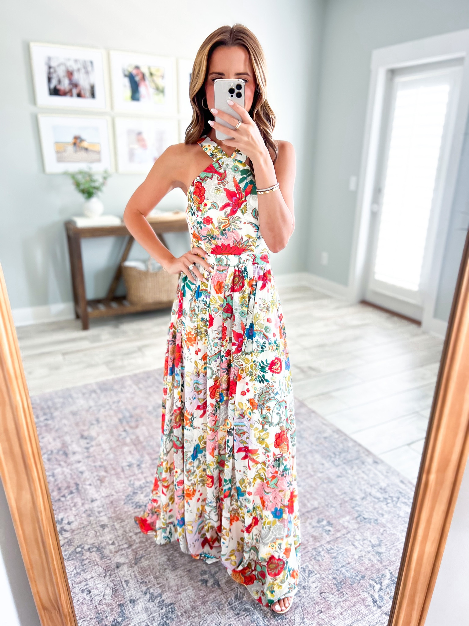 Wedding guest dresses. Fall wedding guest. Cocktail dresses. Summer wedding guest. Maxi dress. Wedding guest outfit. Baby shower dress. Wedding shower dress. Code LISA20 works on first time purchase!

*Wearing XS. Dress is long on me so I’d have to get it hemmed + have straps taken up. It’s beautiful though! Shoes run small so consider going up half a size. 

#LTKtravel #LTKshoecrush #LTKwedding