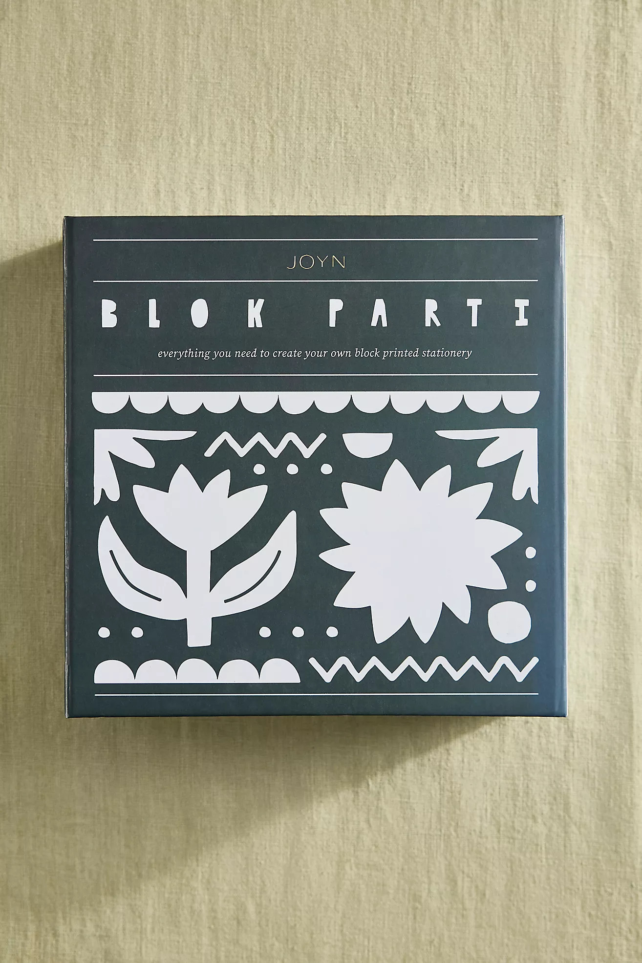 Tulip Block Print Stationery Kit | Anthropologie (US)