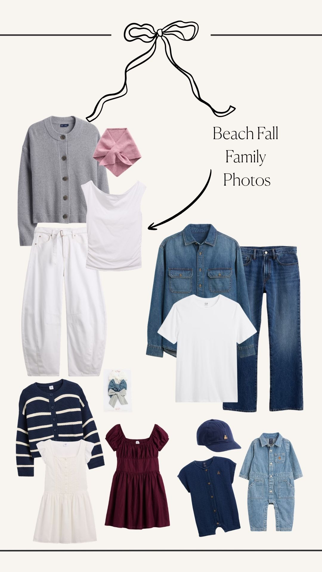 Fall family photos at the beach 🌊🍂 These GAP looks are cozy, classic, and perfect for timeless beach photos. I love that everyone coordinated without being too matchy-matchy! 
| GAP | GAP Sale | GAP Family | GAP Family Photos | GAP Kids | GAP Baby | GAP Women | GAP Men | GAP Husband | Fall Family Photos | Fall Family Outfits | Family Photo Outfits | Family Picture Outfits | Beach Family Photos | Fall Beach Photos | Fall Outfits | Family Style | Mom Style | Kids Style | Matching Family Outfits | Casual Family Outfits | 

 #LTKmomlife #LTKTravel #LTKKids