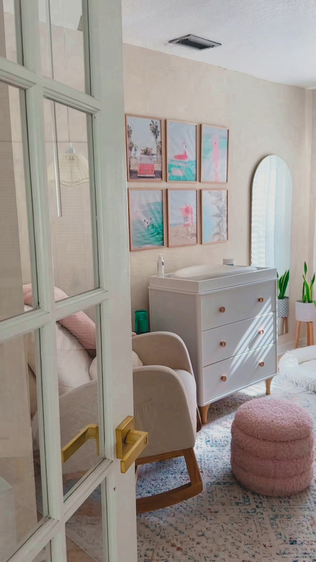 Baby beach girls nursery 🩵

#LTKKids #LTKBump #LTKFindsUnder100