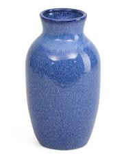 Reactive Finish Flared Ceramic Vase | TJ Maxx