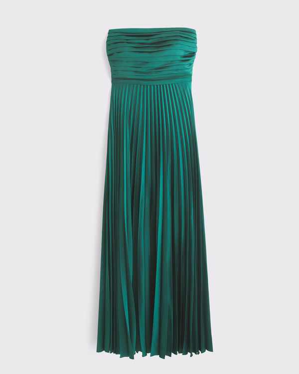 Women's The A&F Giselle Strapless Drama Maxi Dress | Women's Dresses & Jumpsuits | Abercrombie.co... | Abercrombie & Fitch (US)