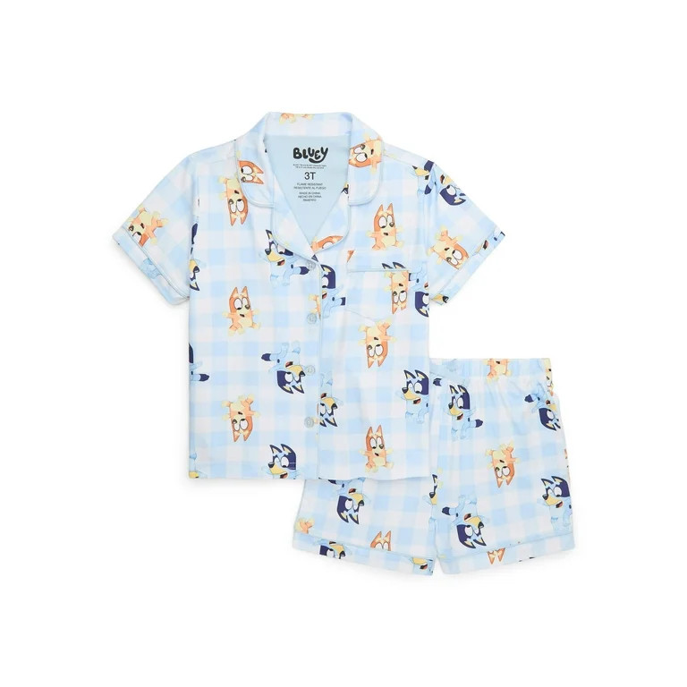 Character Toddler Girl Super Soft Pajama Coat Set, 2-Piece, Sizes 2T-5T | Walmart (US)