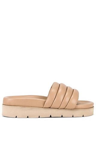 Vibe Check Slide in Vacchetta Leather | Revolve Clothing (Global)