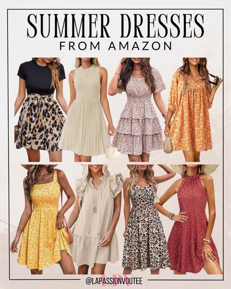Revamp your summer wardrobe on a budget with Amazon's mini dresses under $50. Embrace the heat in style with flirty cuts, playful patterns, and vibrant colors. From brunch dates to sunset strolls, these dresses have you covered. Stay trendy without breaking the bank. Dive into summer fashion now!

#LTKfindsunder50 #LTKSeasonal #LTKstyletip