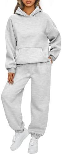 AUTOMET Womens 2 Piece Outfits Lounge Hoodie Sweatsuit Sets Plus Size Fall Fashion Clothes Airpor... | Amazon (US)