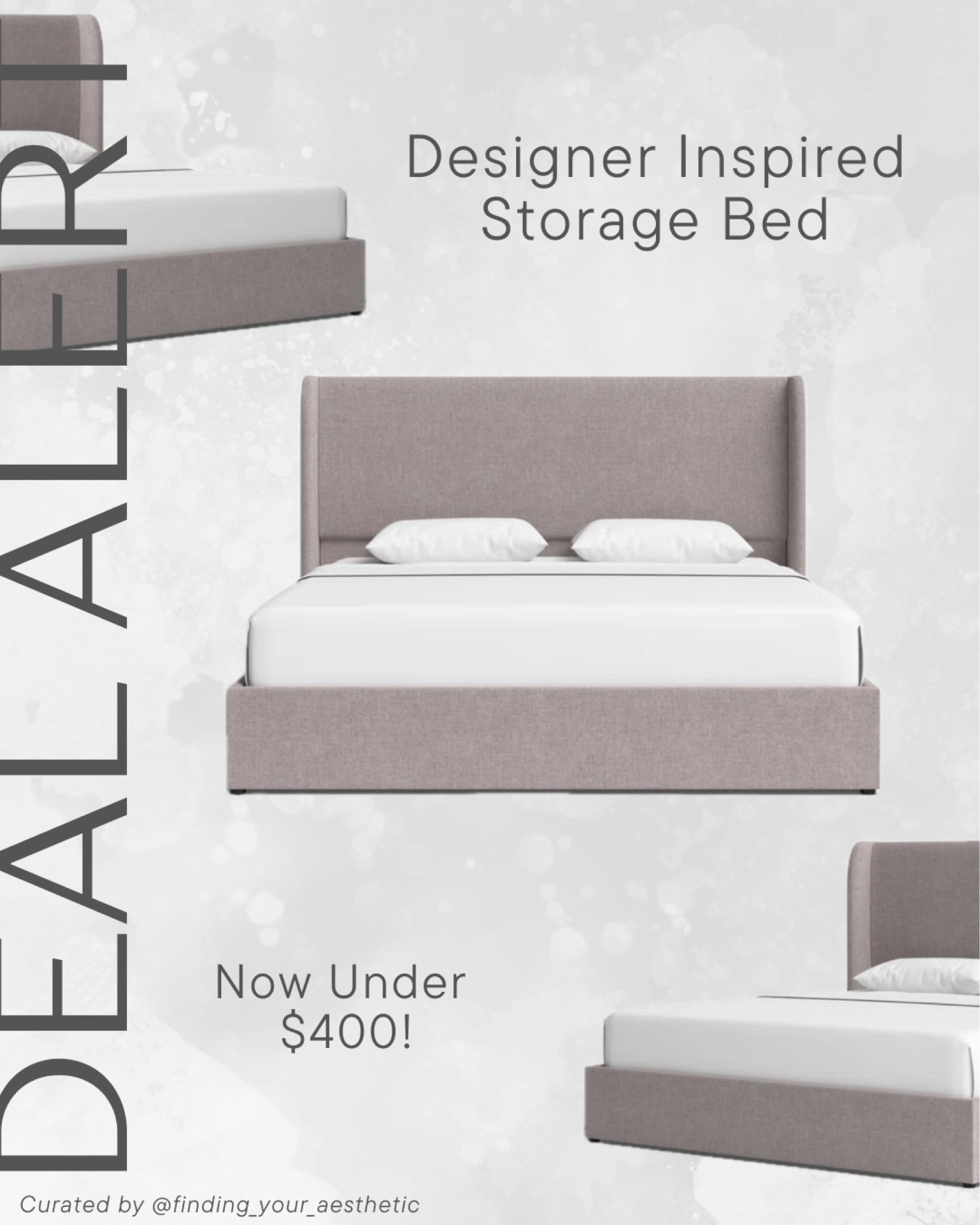 Can't believe the price on this upholstered platform storage bed 🤯 it also resembles styles from designer brands that cost thousands. 

Bedroom inspo
Bedroom furniture
Wayfair deals
Upholstered king bed 
Bed with storage

#LTKSaleAlert #LTKHome #LTKFamily