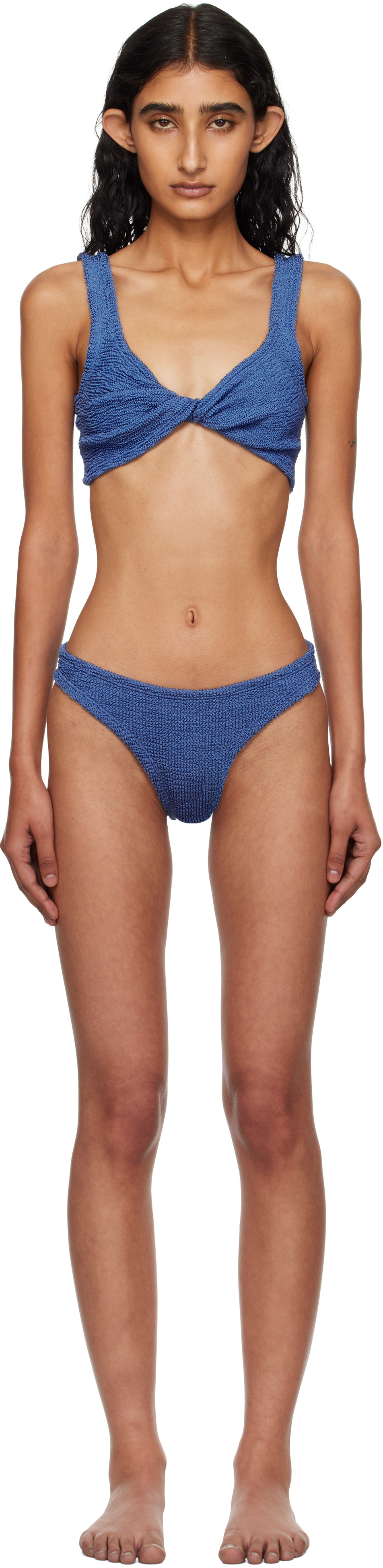 Hunza G Blue Juno Bikini | SSENSE