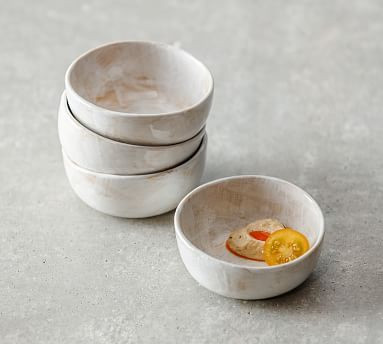 Fortessa Cloud Terre No. 2 Stoneware Dip Bowls - Set of 4 | Pottery Barn (US)