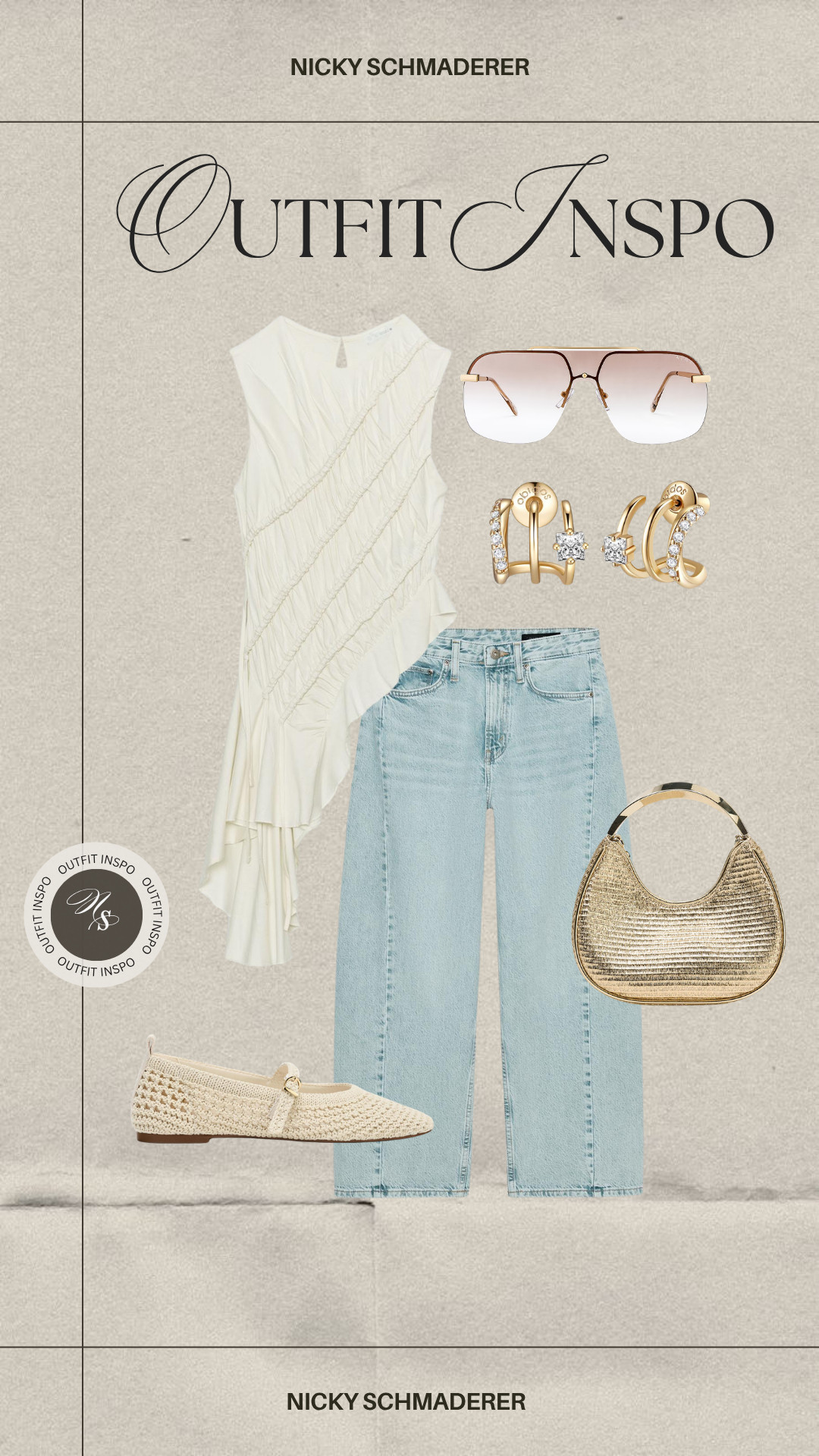 Spring outfit inspo with asymmetrical top from Zara. 

 

#LTKootd #LTKSeasonal #LTKU