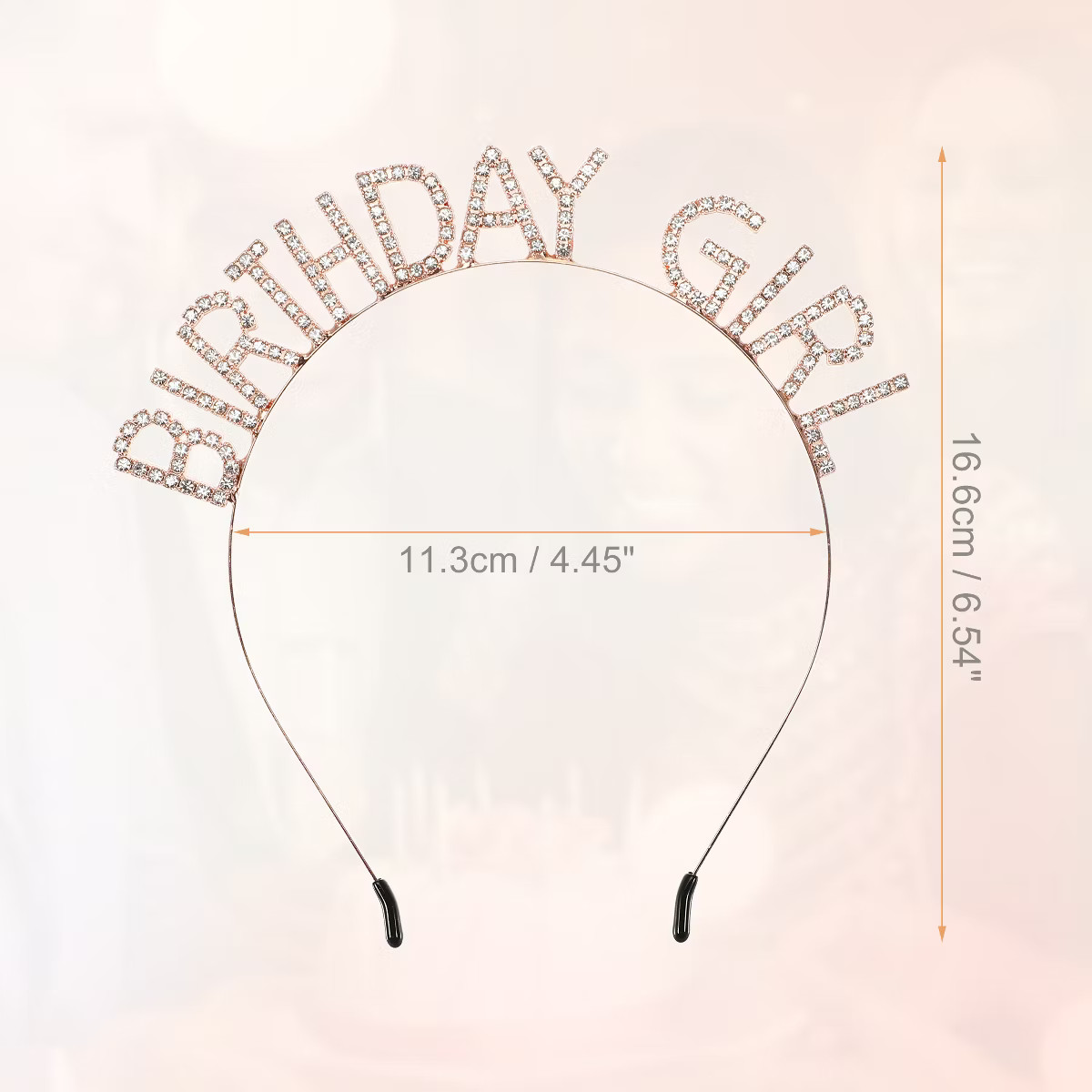 Unique Bargains Girl's Rhinestone Happy Birthday Tiara Headband 1 Pc | Target