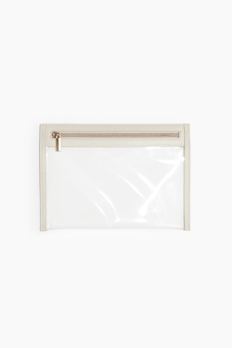 Transparent Pouch Bag - Light beige - Ladies | H&M US | H&M (US + CA)