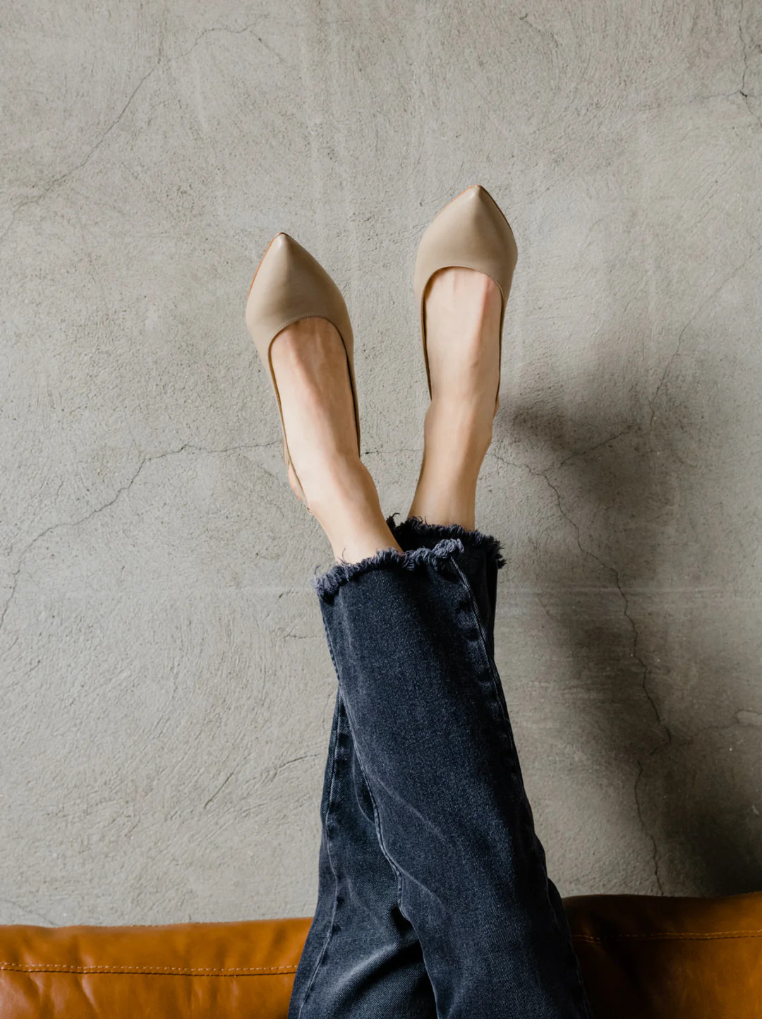 Penelope Pointed Toe Slingback Flat | ABLE Clothing