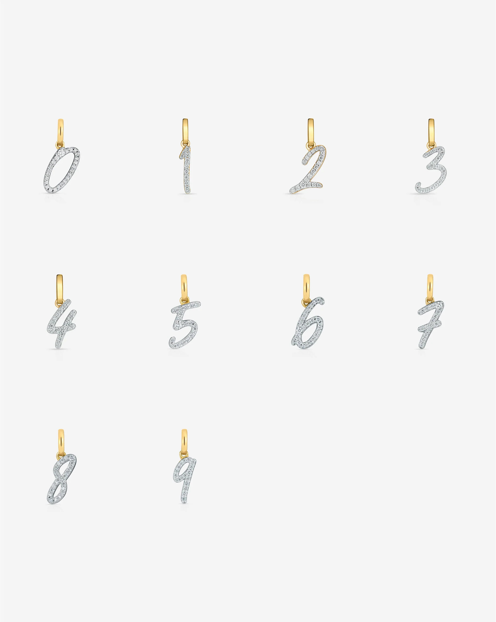 Diamond Number Pendant | Ring Concierge