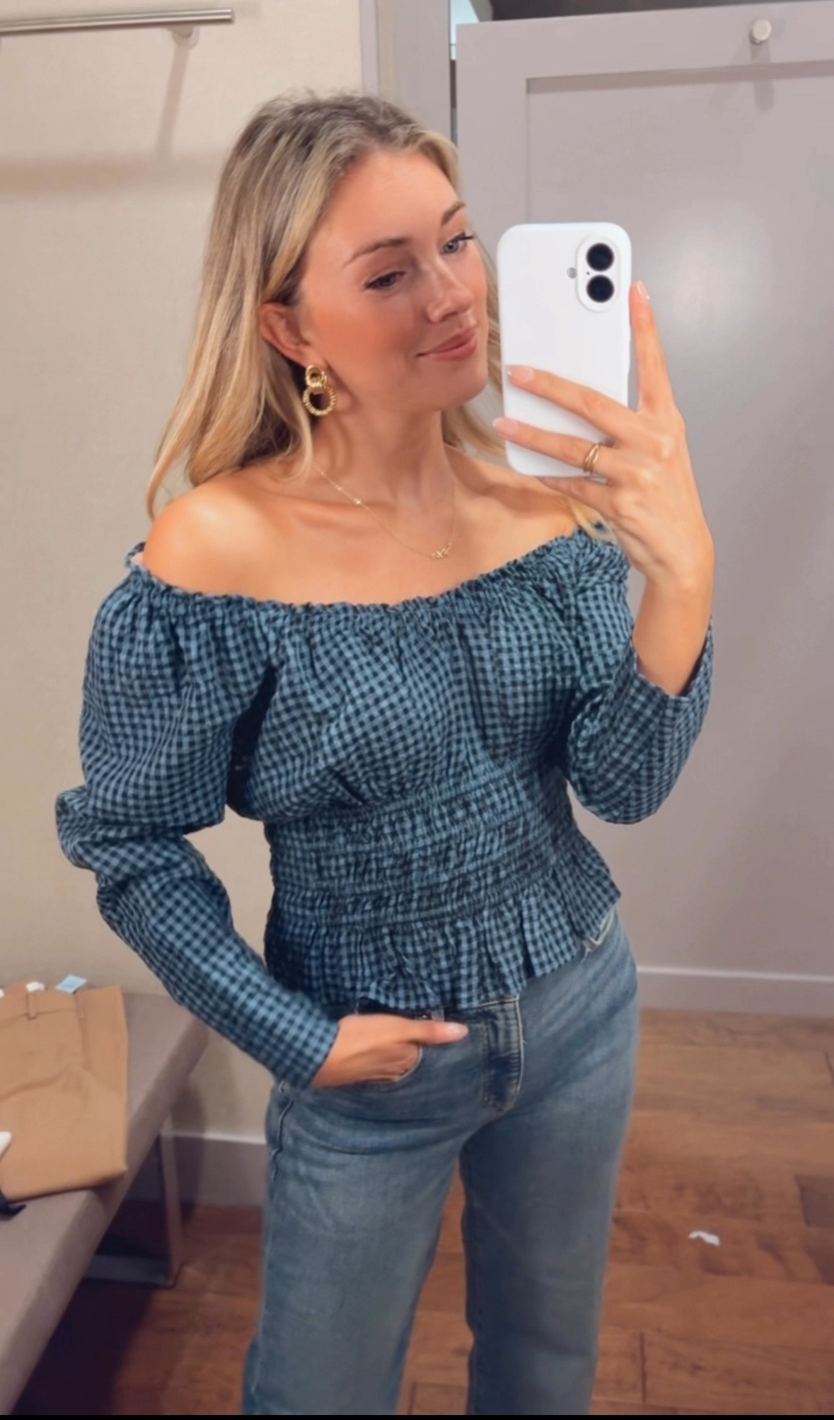 Gingham blouse 

#LTKStyleTip #LTKFindsUnder50 #LTKSaleAlert