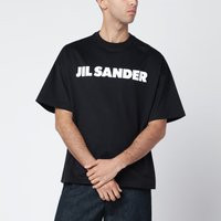 Jil Sander Black Boxy T Shirt With Logo | Balardi (US & Canada)