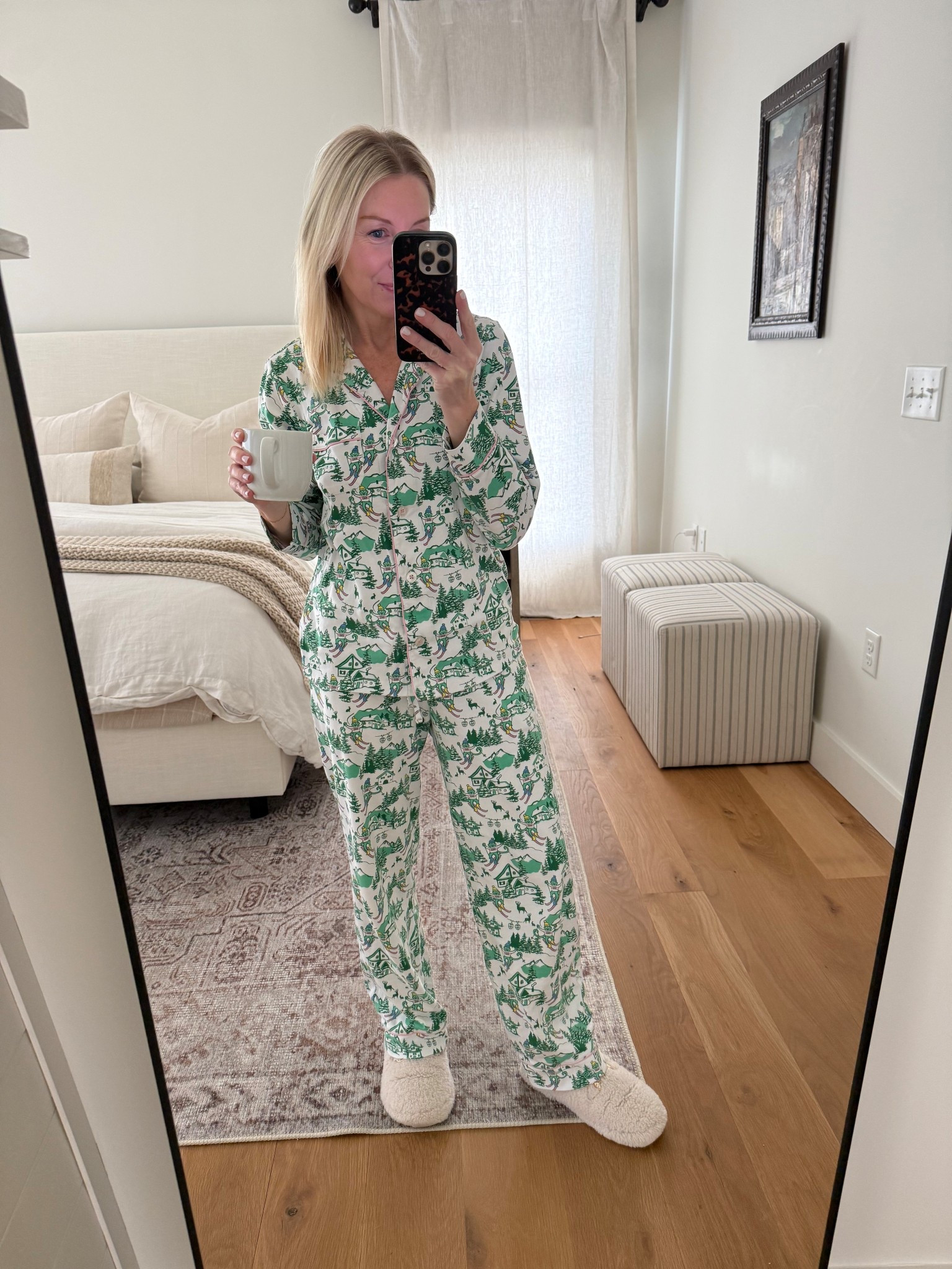 SNOW DAY PJS / these ski printed pjs are perfect for a snow day at home ❄️

#LTKmorningroutine #LTKootd