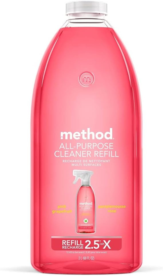 Method All-Purpose Cleaner Refill, Pink Grapefruit, 68 Fl Oz | Amazon (US)