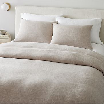 European Flax Linen Duvet Cover & Shams | West Elm CA