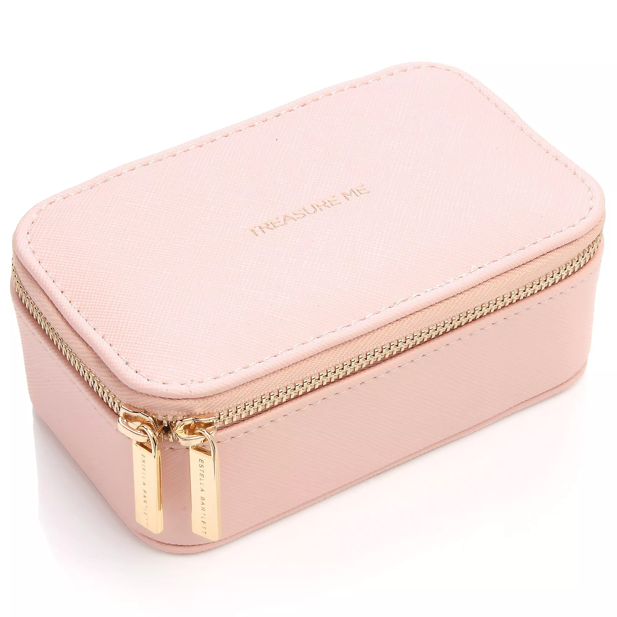 Estella BartlettTreasure Me Zipped Jewellery Box, Blush | John Lewis (UK)