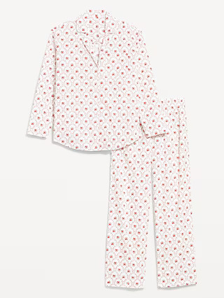 Poplin Pajama Pant Set | Old Navy (US)