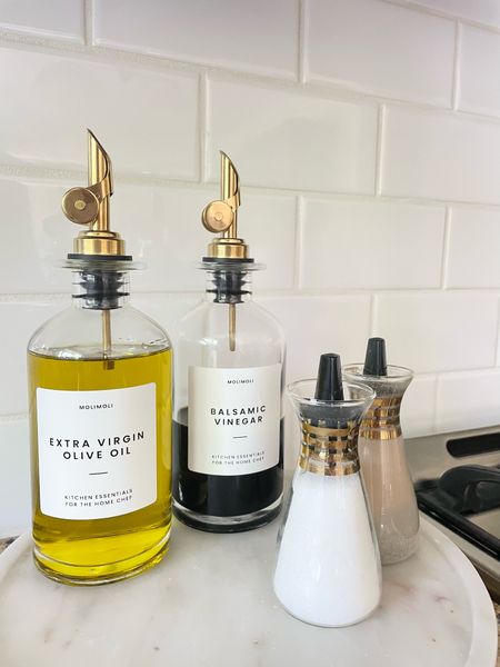 Under $20!!! Olive oil and balsamic dispensers for the kitchen —also comes with a funnel and a bunch of labels! & comes in taller sizes 👌


Kitchen, home, hostess gift
#LTKunder20

#LTKunder50 #LTKhome #LTKsalealert