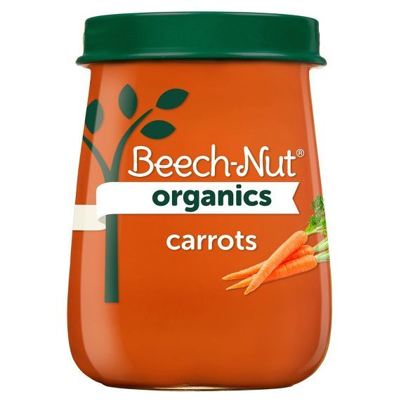 Beech-Nut Organics Carrots Baby Food Jar - 4oz | Target