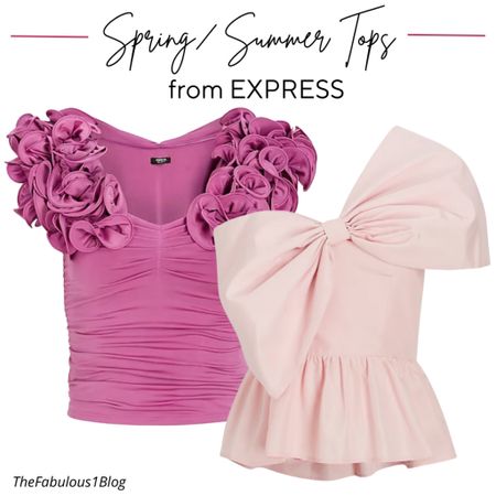 Spring and Summer Tops from Express! 

Spring Fashion | Spring Style | Spring Tops | Summer Tops | Summer Fashion | Girly Styles 

#SpringFashion #SpringStyles #SpringOutfits #SpringTops #SummerTops #SummerFashion #SummerStyles #SummerOutfits 

#LTKFestival #LTKSeasonal #LTKunder100