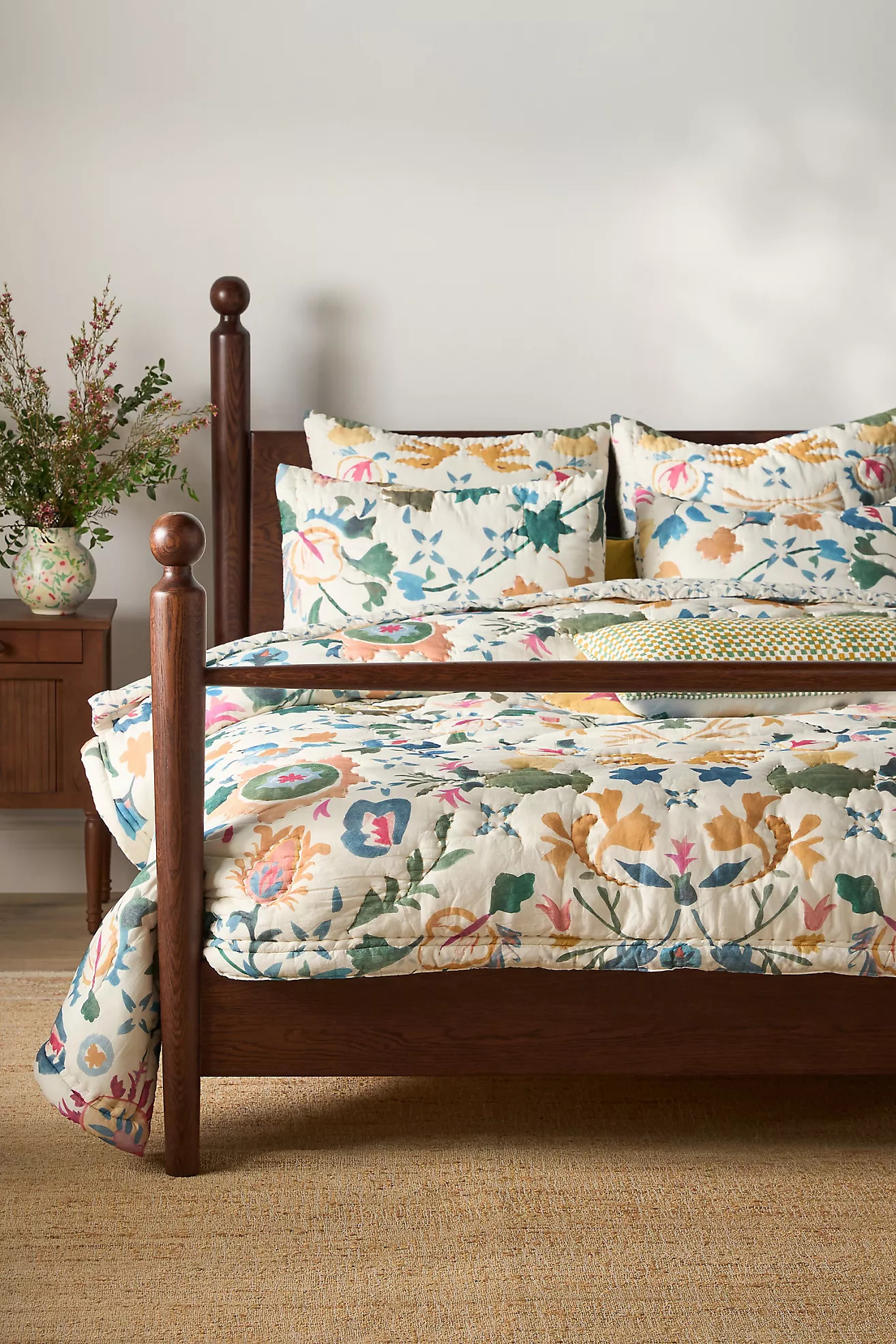 100% Cotton Voile Printed Quilt Collection | Anthropologie (US)