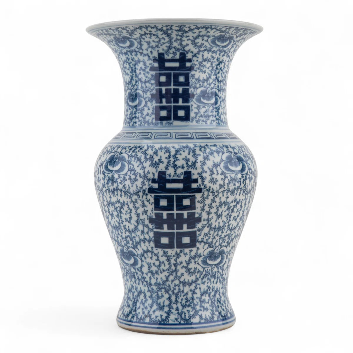 Blue and White Porcelain Mantel Flower Vase | Wayfair North America