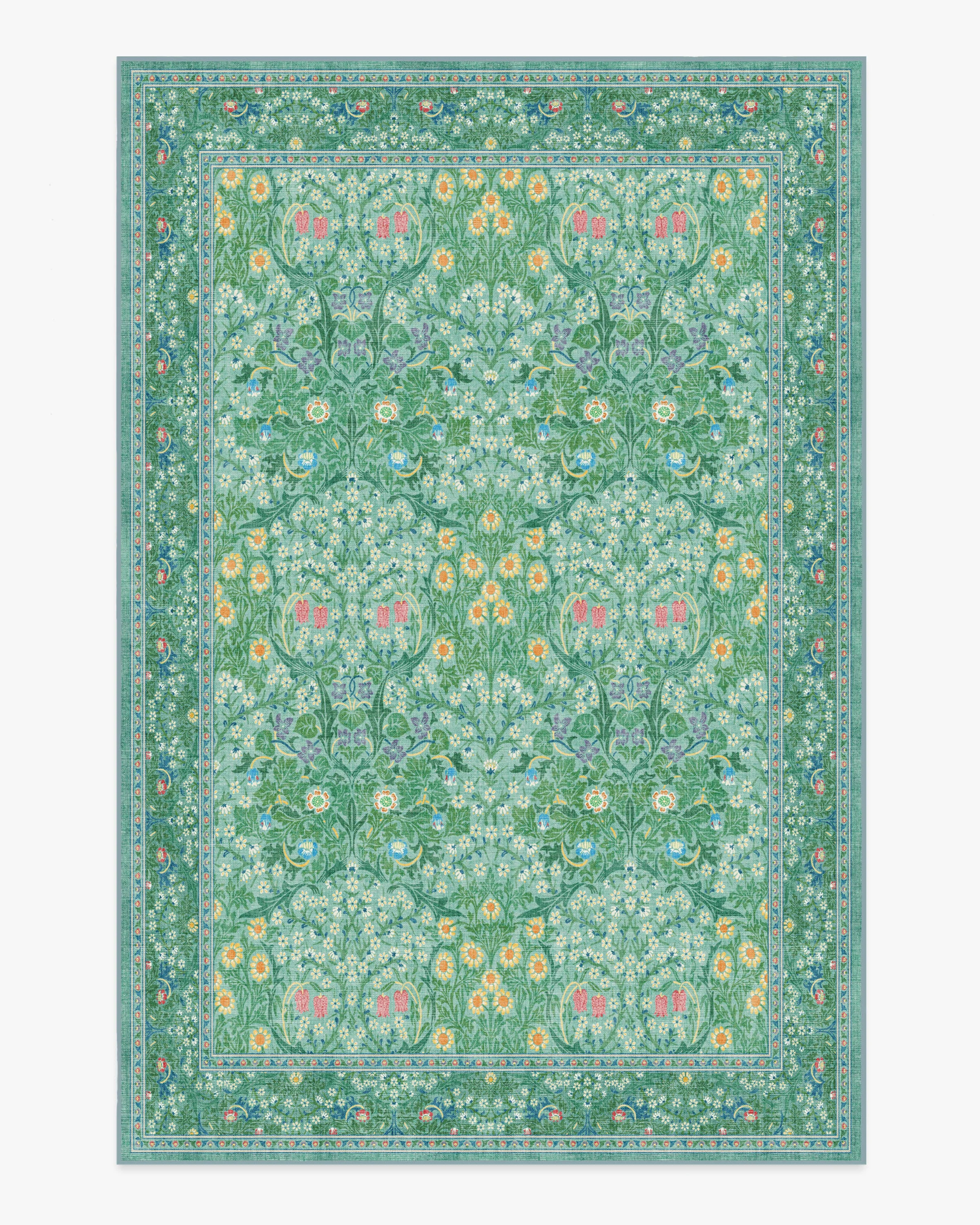Blackthorn Multicolor Jade Rug | Ruggable