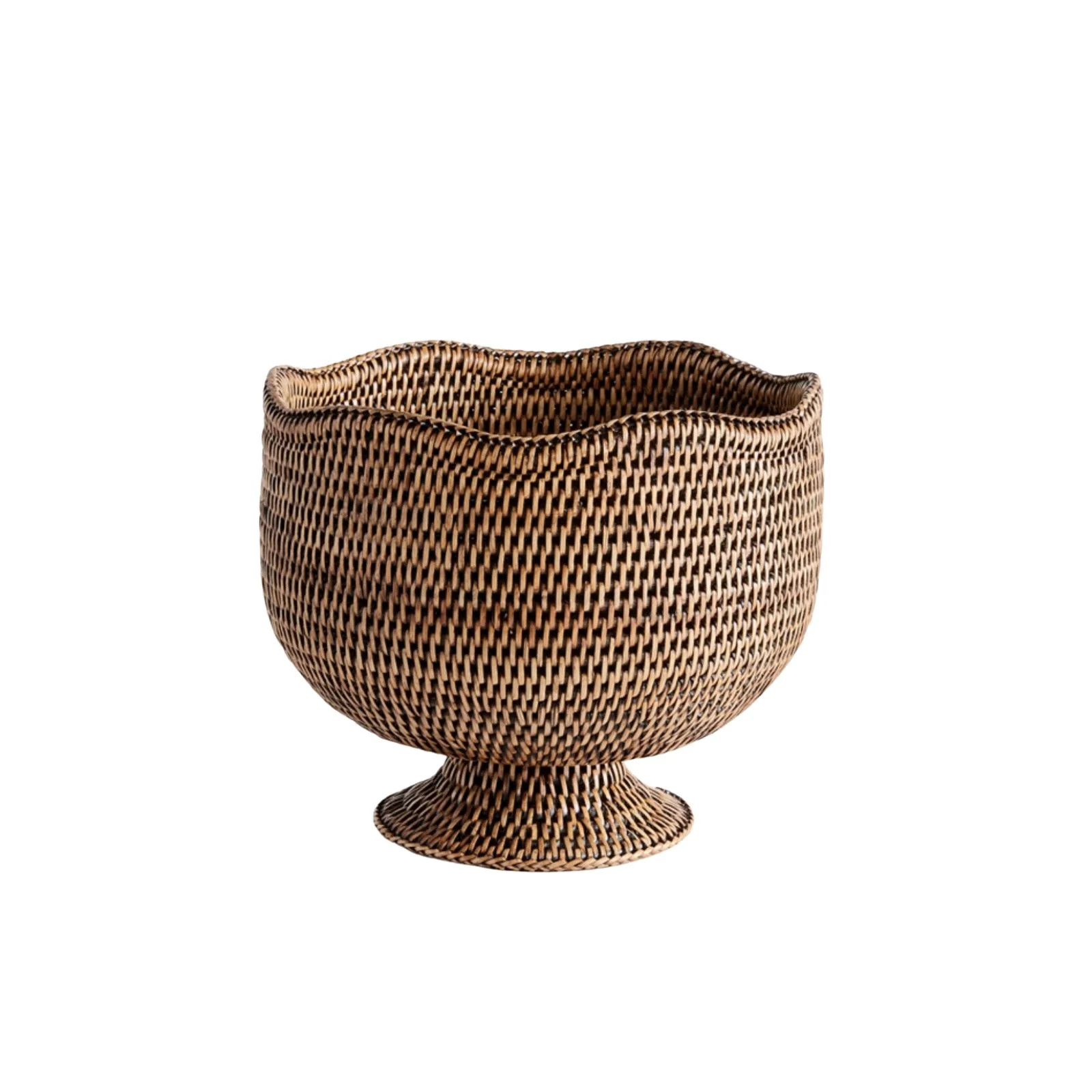 Olivia Footed Woven Bowl | Brooke & Lou | Brooke and Lou