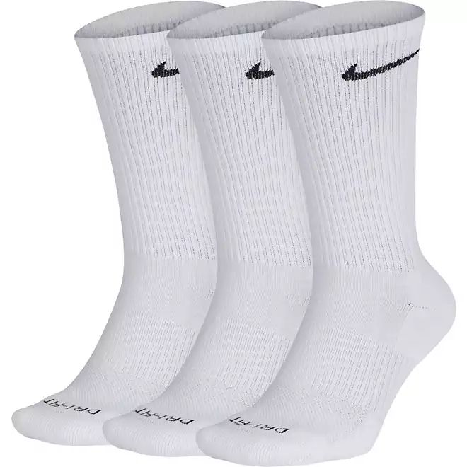 Nike Plus Cushion Training Crew Socks 3 Pack | Academy Sports + Outdoors