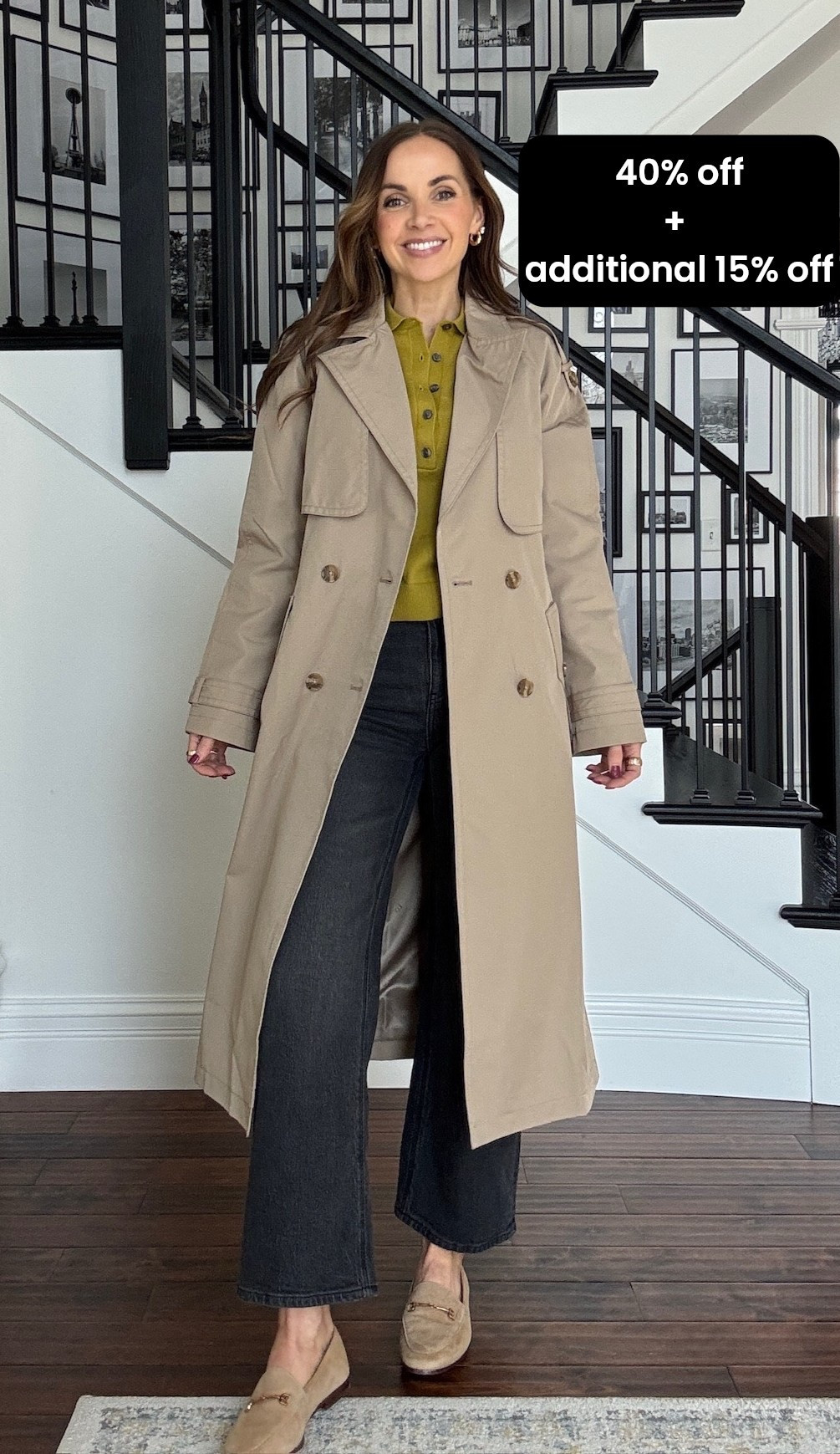If you didn’t get a chance to grab this timeless @bananarepublic trench, it’s still on sale! Paired it with my $50 @onequince denim! 

#LTKootd #LTKgrwm