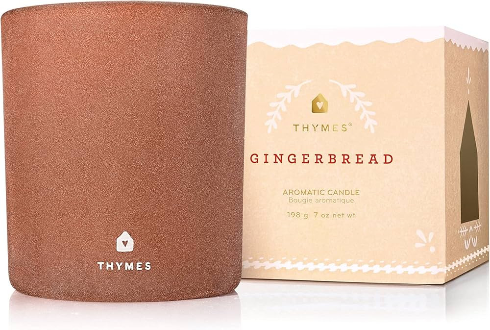 Thymes Medium Poured Candle - Gingerbread - 7 Oz | Amazon (US)