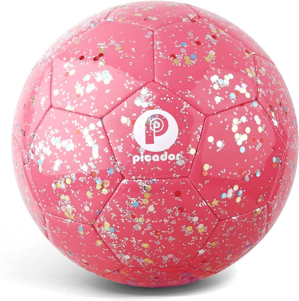 PP PICADOR Soccer Ball Kids, Glitter Shiny Sequins Toddler Soccer Balls for Girls Boys Child 4-6 ... | Amazon (US)