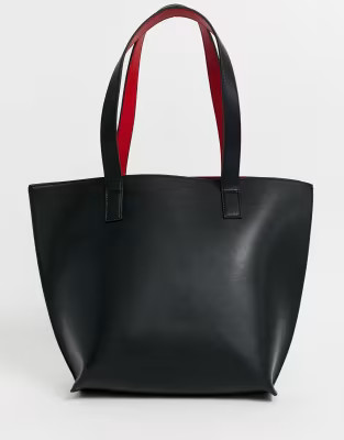 Truffle Collection black large tote bag | ASOS | ASOS (Global)