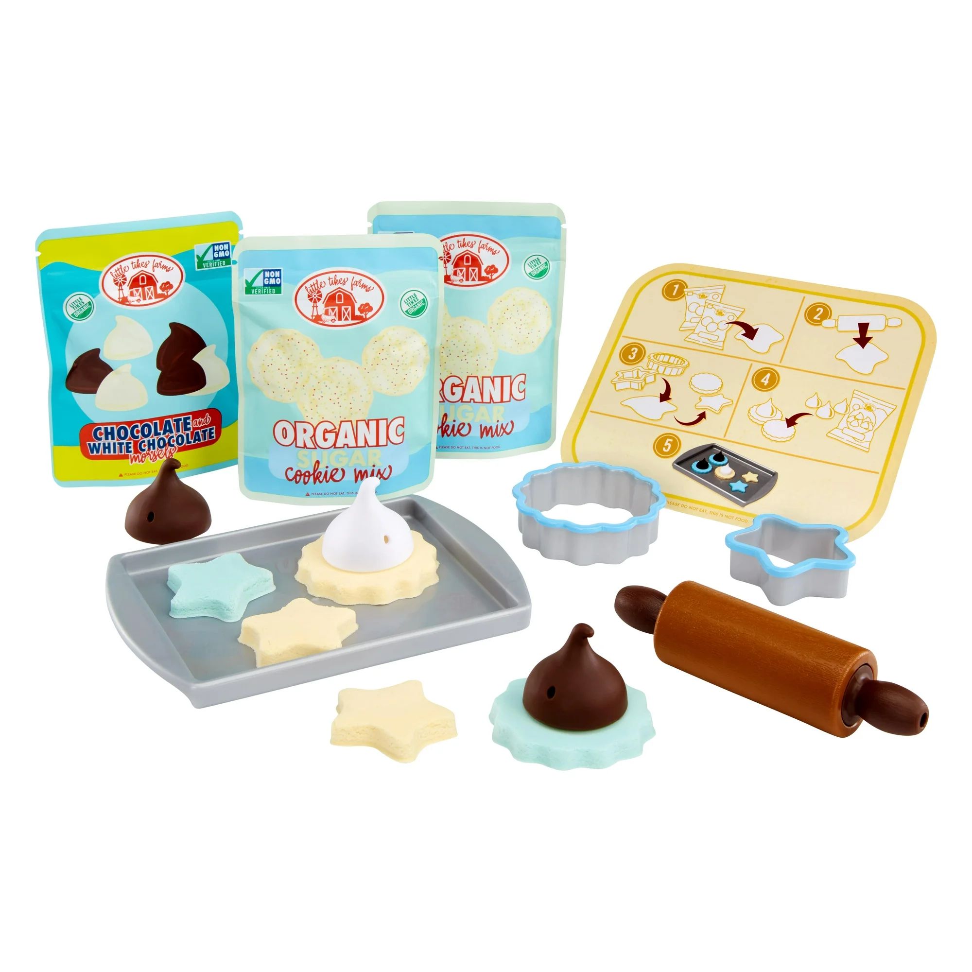 Little Tikes Creative Chefs Cookie Kit with Special Make-It! Mix Play Sand, 11 Accessories, Reali... | Walmart (US)