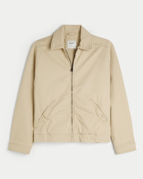 Men's Zip-Up Workwear Jacket | Men's Clearance | HollisterCo.com | Hollister (US)