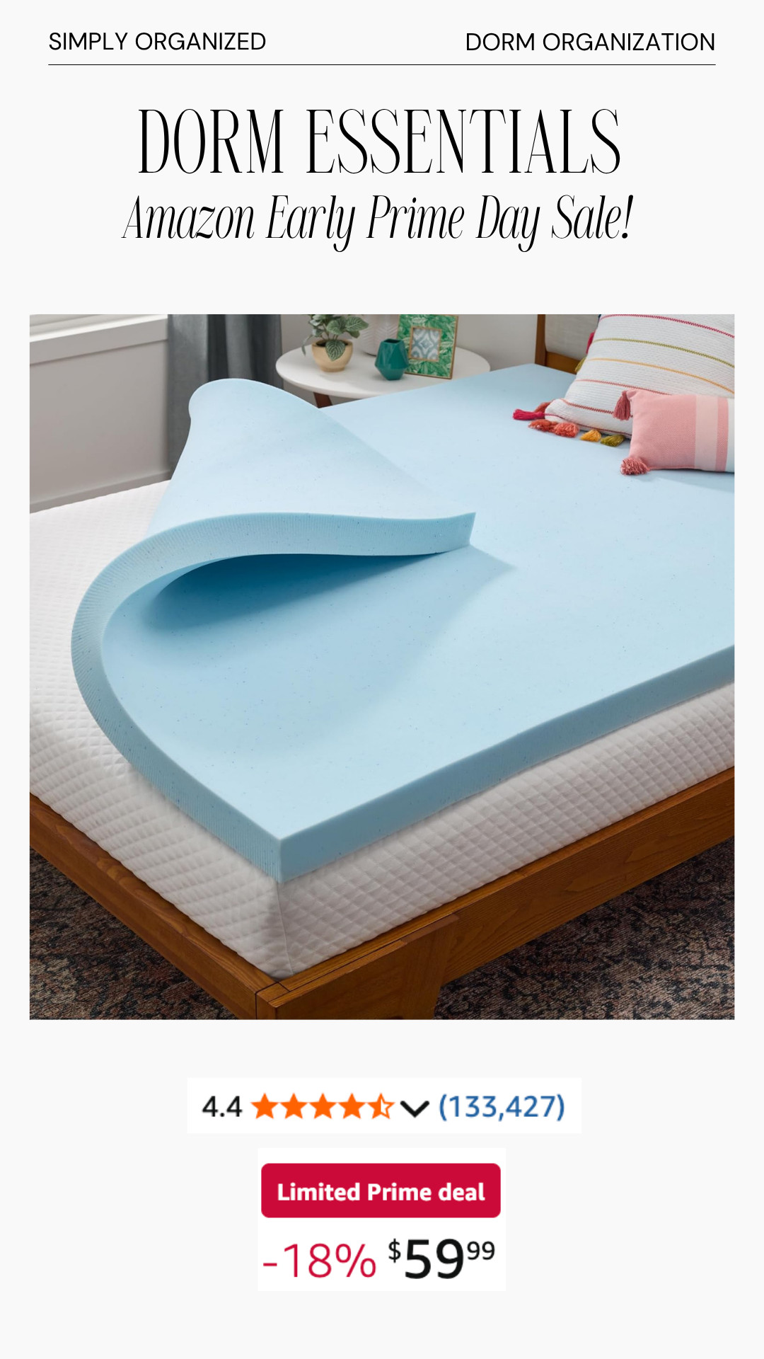 Must-have dorm mattress topper! 

 #LTKSaleAlert