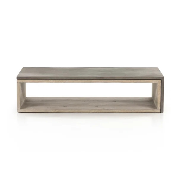 Bina Faro Coffee Table-Dark Gray Concrete | Wayfair North America
