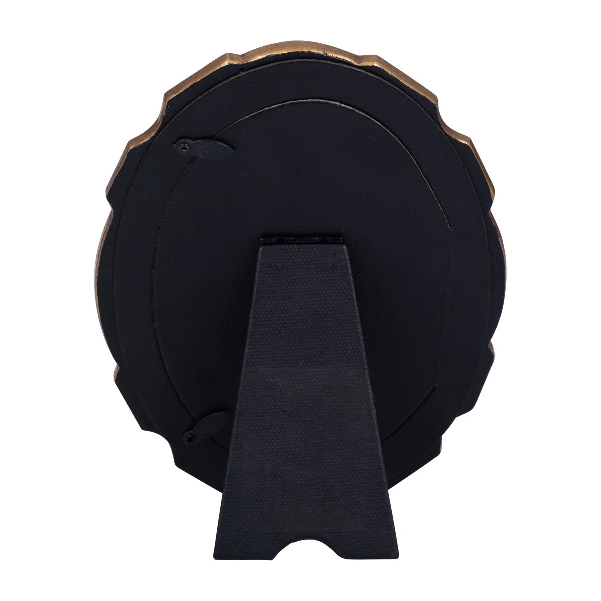 Boho Resin Glass Picture Frame with Metallic Gold Finish - 7" Vintage-Inspired Oval Design for Ho... | Wayfair North America