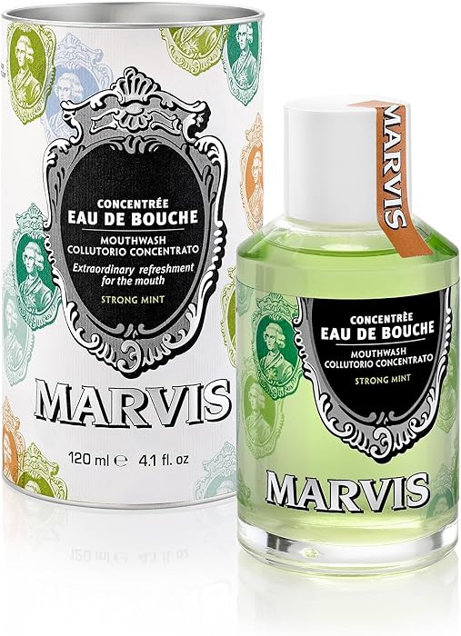 Marvis Strong Mint Mouthwash, Concentrate, 4.1 Fl Oz | Amazon (US)