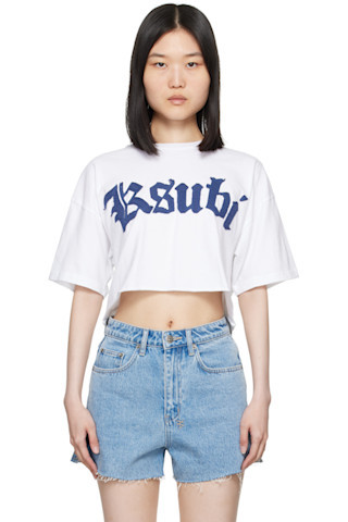 White Scribe Oh G T-Shirt | SSENSE