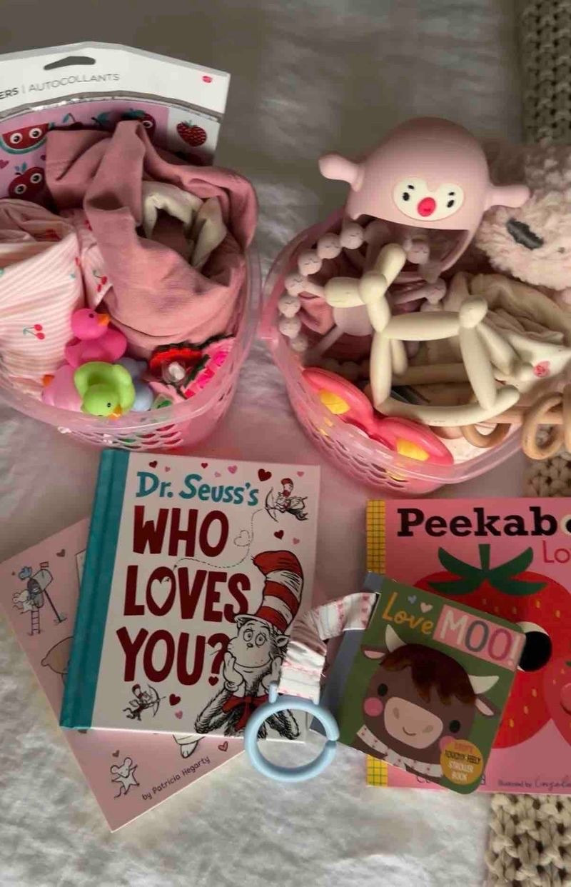 Prepping the Valentine’s Day gift baskets for the girls! I always loved to include some cute new books to refresh the bookshelf! 

#LTKmomlife #LTKValentine #LTKKids