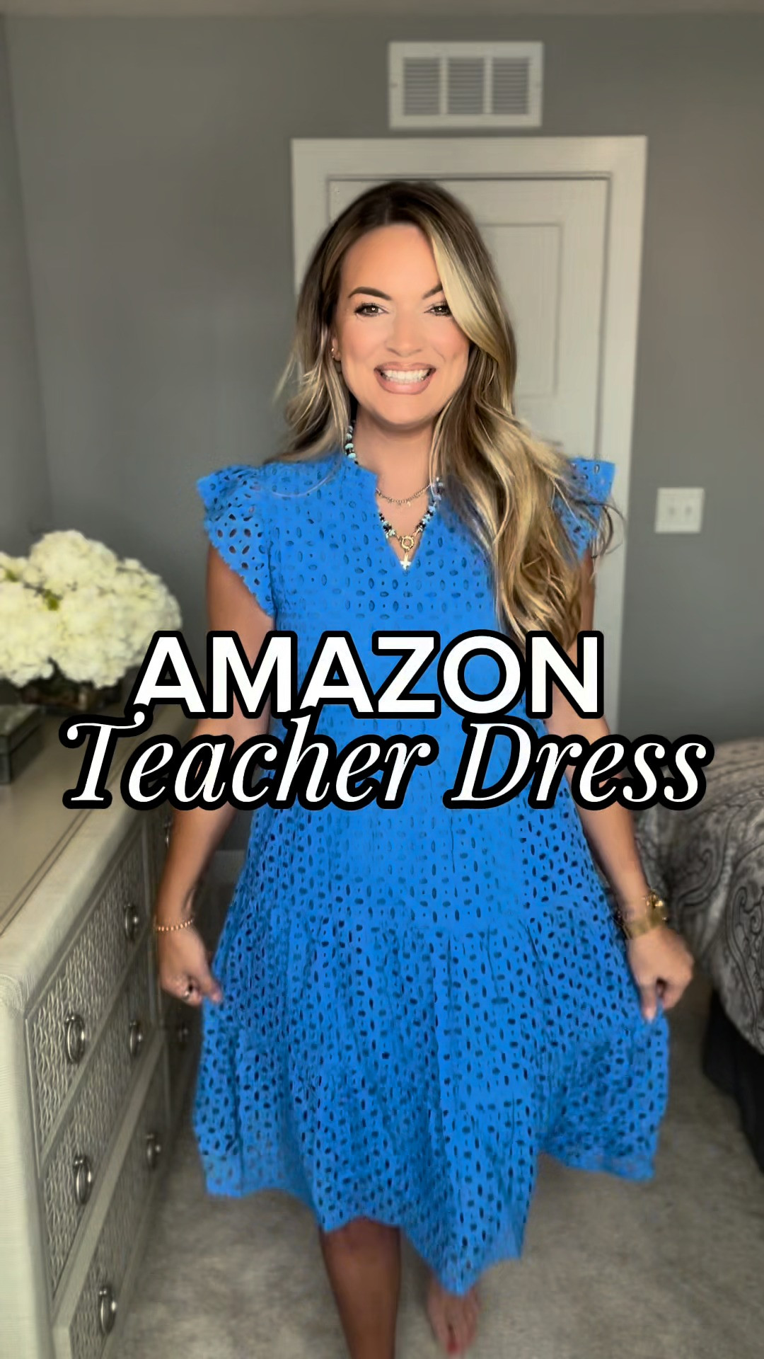 Cute, comfortable, and classroom-approved! This Amazon dress is lightweight, flattering, and an easy option for busy mornings when you still want to look polished. 

 #LTKgrwm #LTKootd #LTKWorkwear