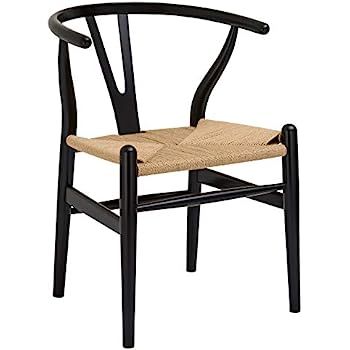 Poly and Bark Weave Chair in Black | Amazon (US)