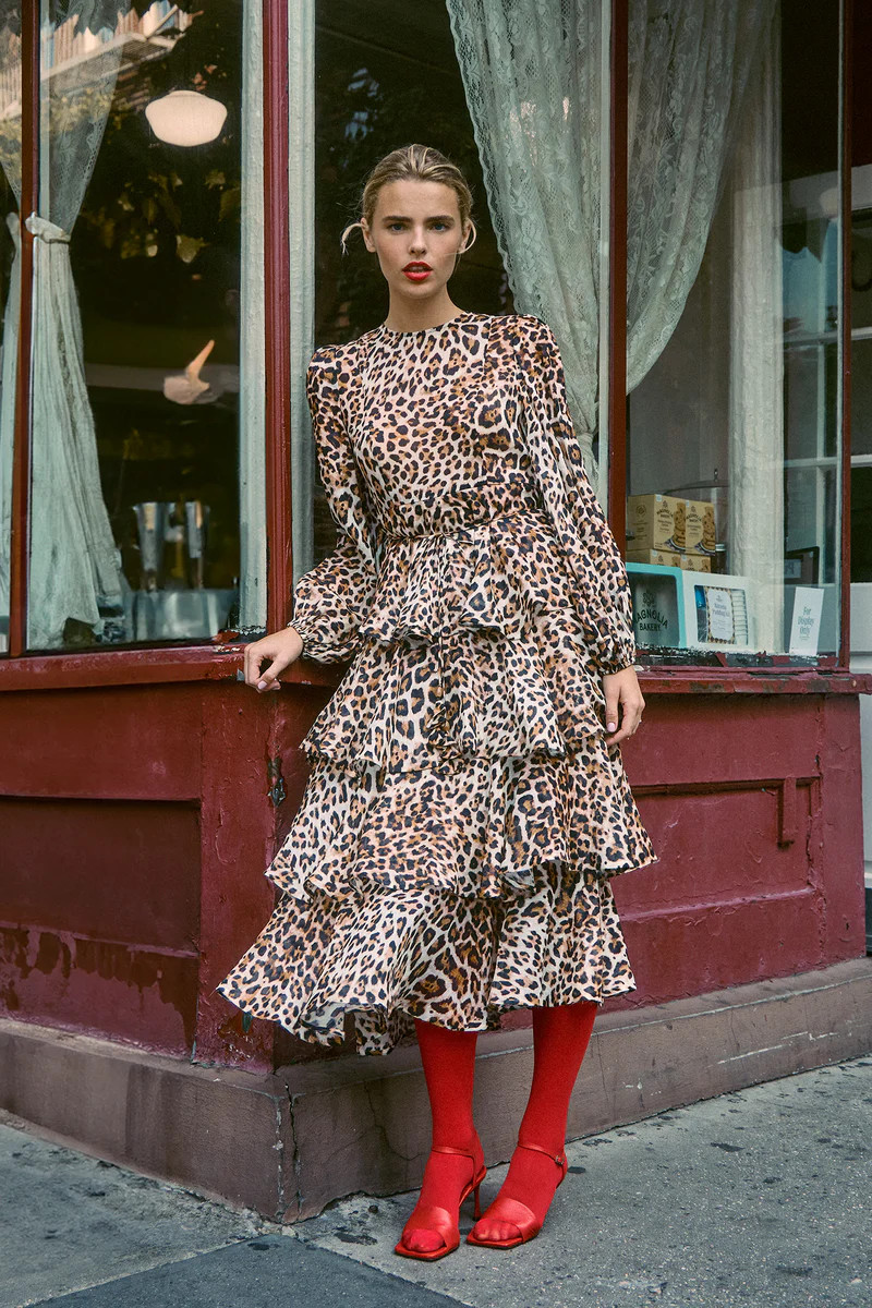 Chelsea Dress | Leopard Dress | Hunter Bell | Hunter Bell