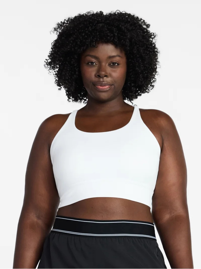 Avia Women\u2019s Strappy Longline Bra, Sizes XS-XXXL | Walmart (US)